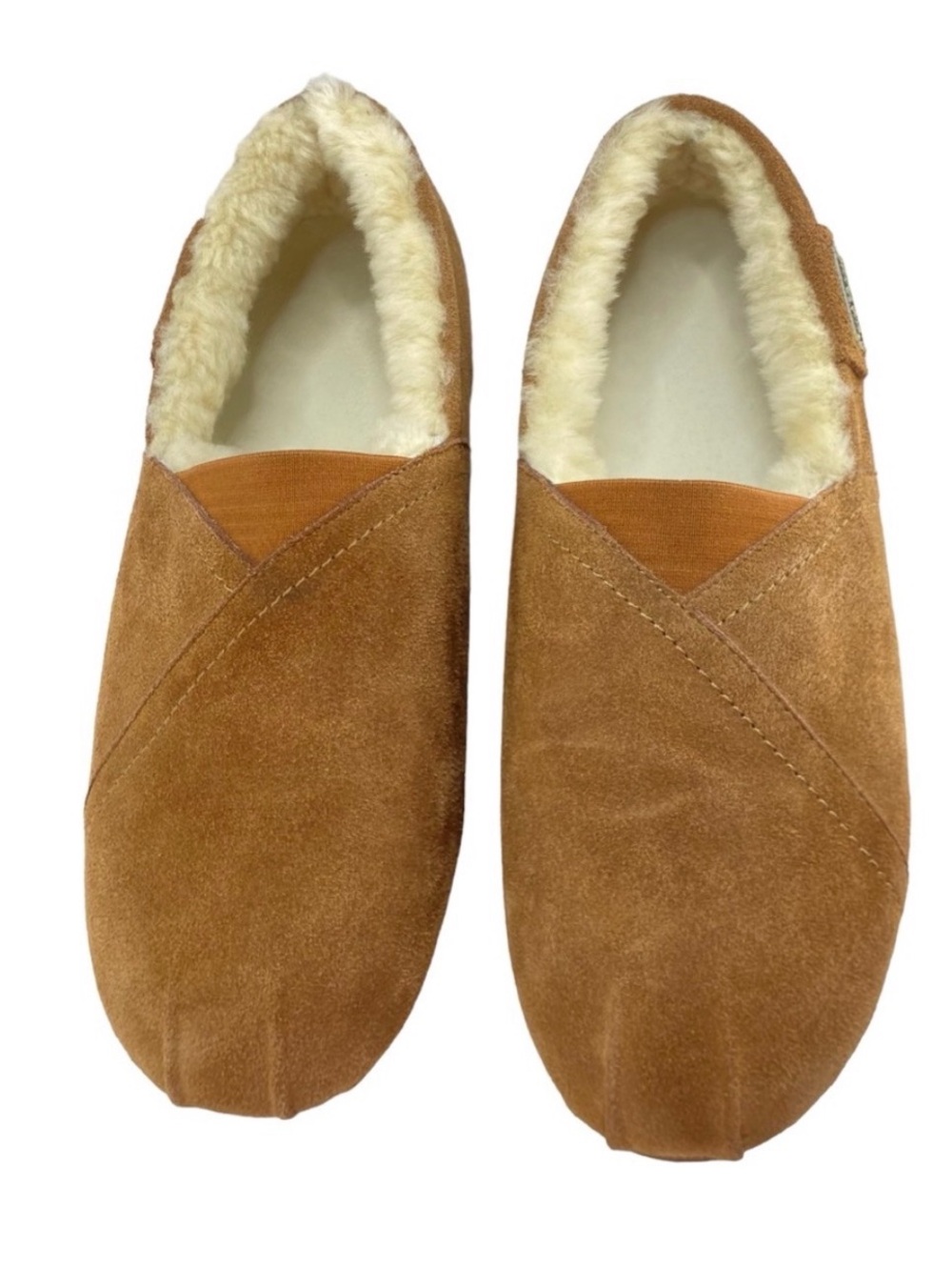 Australia Luxe Collective Suede Sheepskin Slipper Loafers Brown Size 9